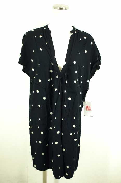 Bulle De Savon ビュルデサボン ドット柄レーヨンワンピース レディース ワンピース ブランド古着買取販売バズストア