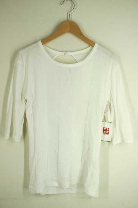 R JUBILEE（アールジュビリー） リブ バックオープンTシャツ レディース トップス