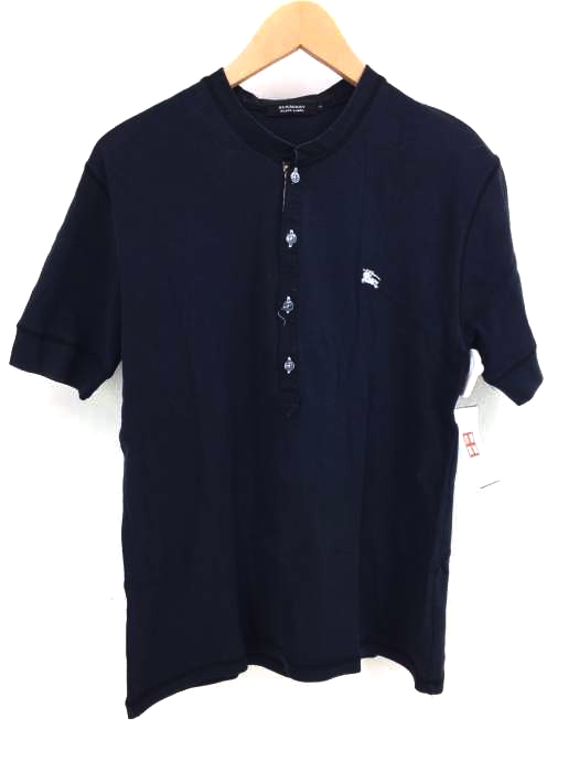 BURBERRY BLACK LABEL(バーバリーブラックレーベル) バンドカラーポロシャツ レディース トップス