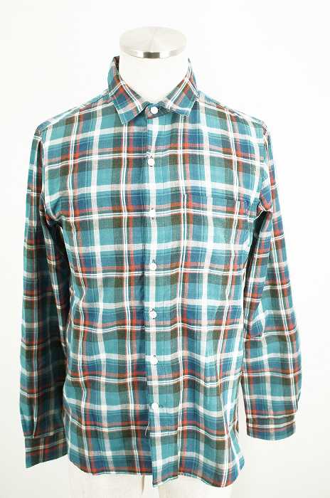 BEAUTY & YOUTH UNITED ARROWS （ビューティーアンドユースユナイテッドアローズ） WEB限定 ヴィンテージライク　Wチェックシャツ メンズ トップス