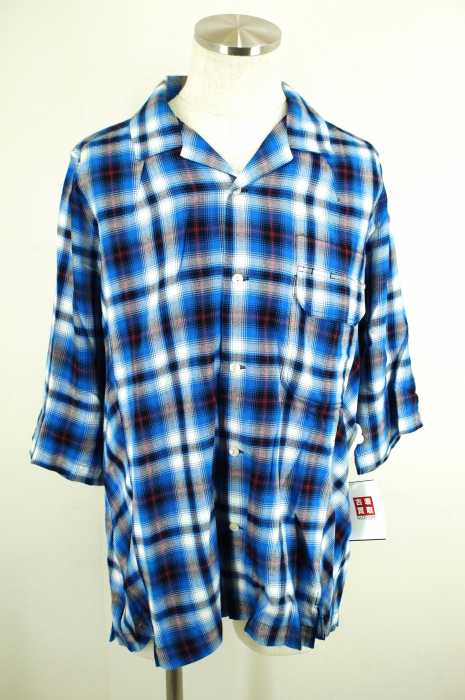 Name. (ネーム) 16SS オープンカラーチェックシャツ メンズ トップス