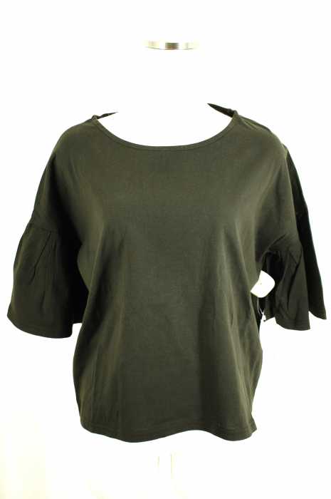 CHILD WOMAN （チャイルドウーマン） クルーネックベルスリーブtシャツ レディース トップス