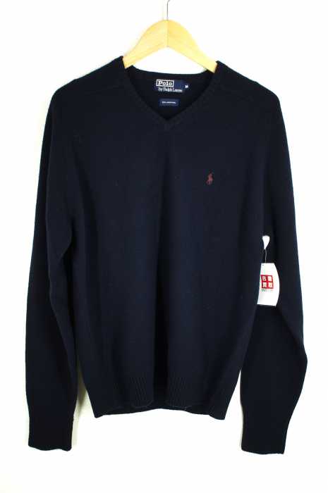 Polo by RALPH LAUREN （ポロバイラルフローレン） LAMBSWOOL Vネック メンズ トップス