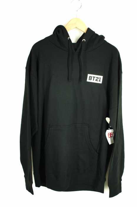 ANTI SOCIAL SOCIAL CLUB × BT21(アンチソーシャルソーシャルクラブ ) Collab peekaboo Black Hoodie メンズ トップス