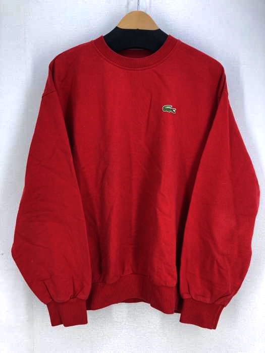 CHEMISE LACOSTE(シュミーズ ラコステ) フランス製 ロゴクルーネックトレーナー メンズ トップス