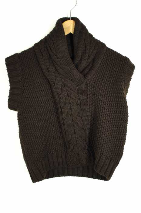 BALENCIAGA KNITS（バレンシアガニット） ケーブルニットベスト レディース トップス