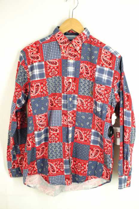 TOMMY HILFIGER （トミーヒルフィガー） ペイズリーバンダナブロックチェック柄シャツ メンズ トップス