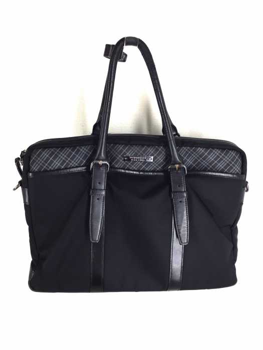 BURBERRY BLACK LABEL (バーバリーブラックレーベル) ノバチェック切替 ブリーフケース メンズ バッグ