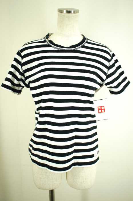 I am I (アイアムアイ) ボーダー切替Tシャツ レディース トップス