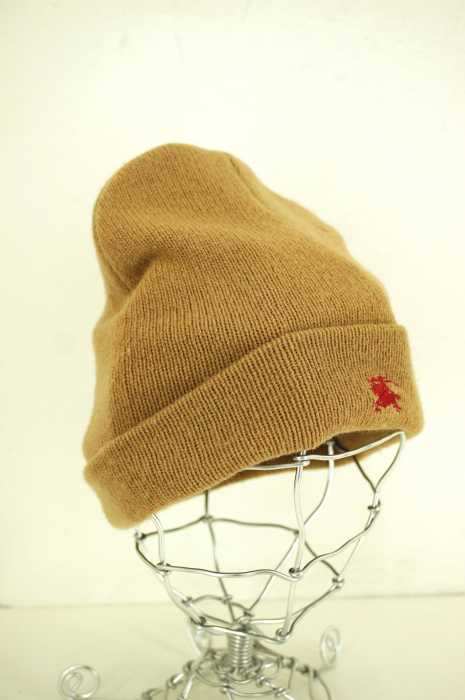 BURBERRYS (バーバリーズ) ワンポイント刺繍ニット帽 レディース 帽子