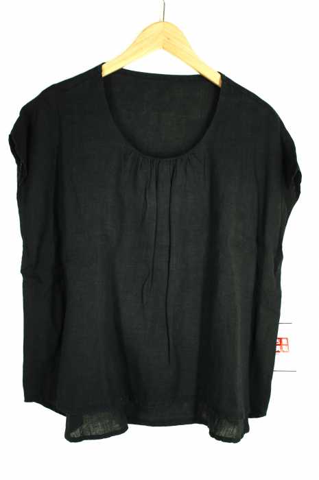 nest Robe (ネストローブ) リネン フロントギャザー レディース トップス