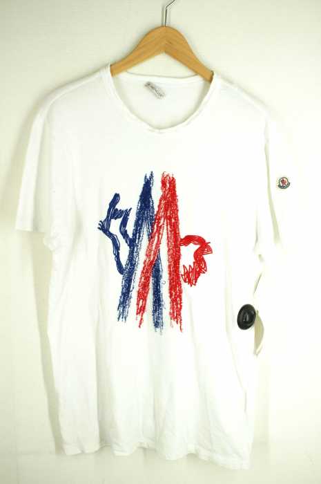 MONCLER（モンクレール） Logo-stitched T-shirt ロゴ 刺繍 Tシャツ 