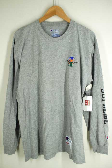 Supreme ×Champion（シュプリーム×チャンピオン） 17AW Stacked C L/S Tee ロンT メンズ トップス