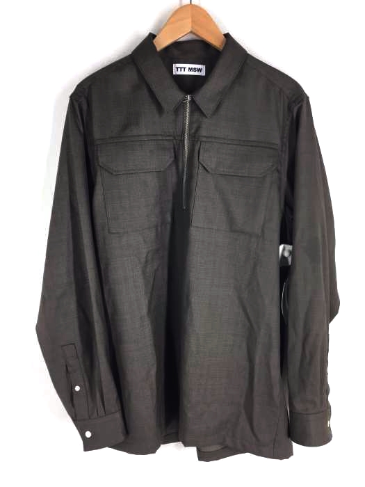 TTT_MSW（ティーモダンストリートウエア） suit half zip shirt メンズ トップス