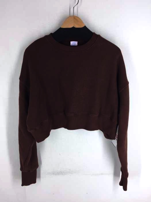 Champion（チャンピオン） 裏起毛 スウェット ショートプルオーバー トレーナー レディース トップス
