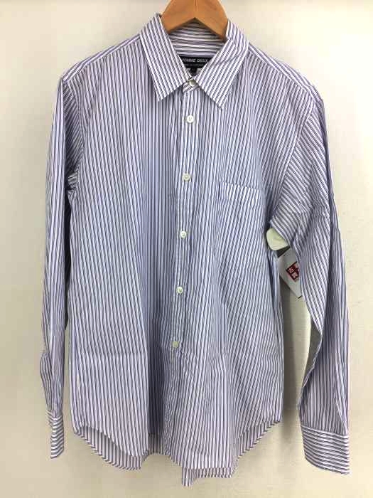 COMME des GARCONS HOMME DEUX（コムデギャルソンオムドゥ） AD2012 ストライプ柄 袖切替 長袖ボタンシャツ メンズ トップス