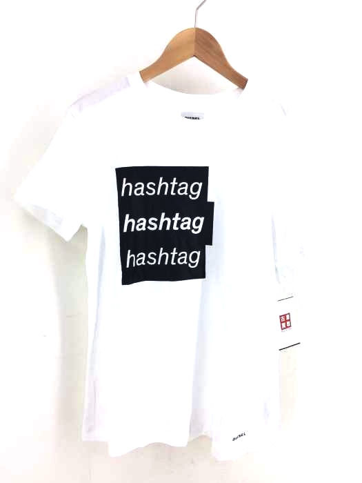 DIESEL（ディーゼル） 半袖クルーネックプリントTシャツ メンズ トップス