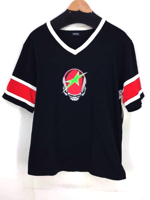 DIESEL(ディーゼル) THUMP プリントVネックTシャツ メンズ トップス