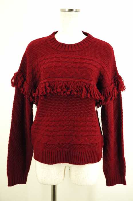 EVRIS （エヴリス） 15AW フリンジケーブルニットプルオーバー レディース トップス