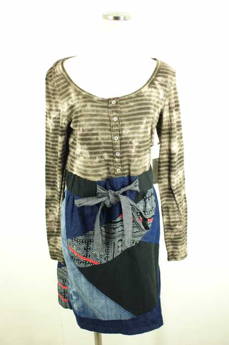 Desigual (デシグアル) パッチワーク リビルド タイダイ レディース ワンピース
