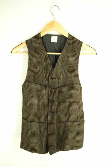 ANATOMICA （アナトミカ） 異素材切替 グレンチェック メンズ トップス