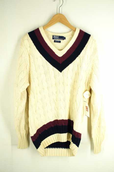 Polo by RALPH LAUREN （ポロバイラルフローレン） HAND KNIT ケーブルニット コットンニット メンズ トップス