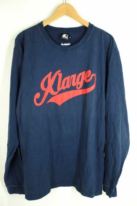 XLARGE（エクストララージ） STARTER BLACK LABEL L/S TEE OLD SCRIPT LOGO メンズ トップス