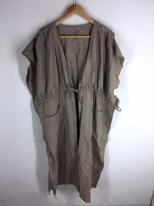 BLACK by moussy（ブラックバイマウジー） over size tuck gown オーバーサイズタックガウン レディース ワンピース