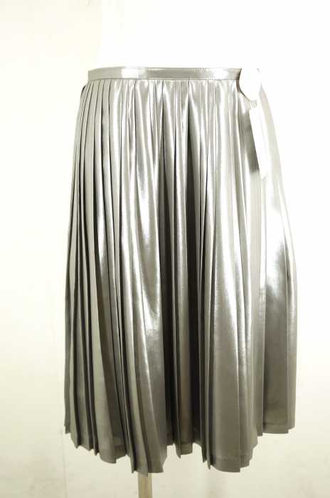 plumpynuts (プランピーナッツ) 16SS Metaric Pleats Skirt メタリックプリーツスカート レディース スカート