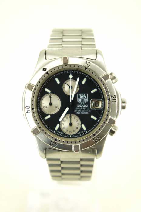 TAG Heuer （タグホイヤー） 2000シリーズ プロフェッショナル クロノグラフ 腕時計 メンズ ファッション雑貨