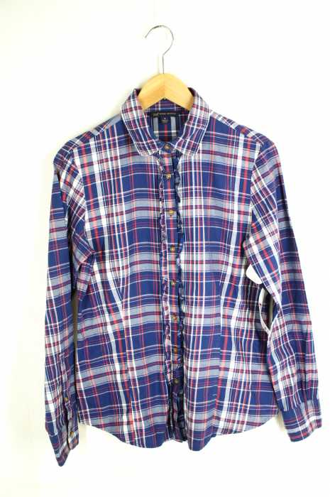BROOKS BROTHERS（ブルックスブラザーズ） 346 チェック柄フリルシャツ レディース トップス
