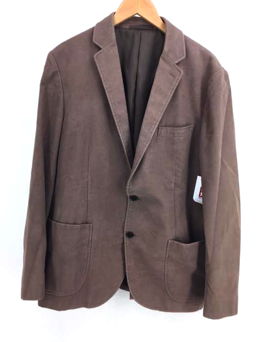 UNITED ARROWS green label relaxing(ユナイテッドアローズグリーンレーベルリラクシング) EMMETEX スウェード 2Bテーラードジャケット メンズ アウター