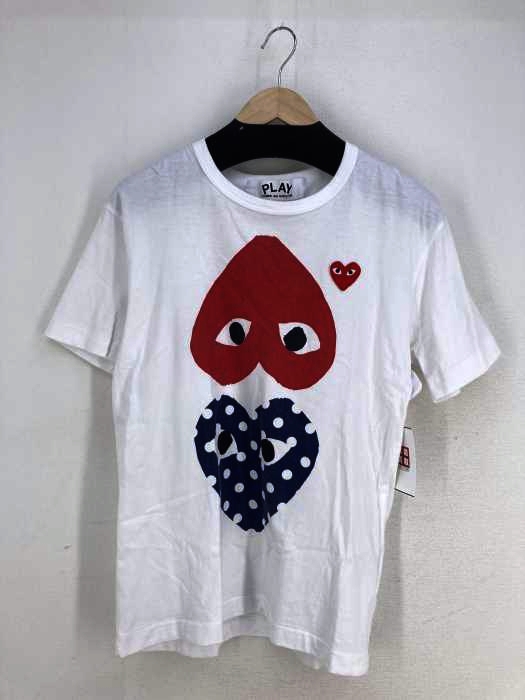 PLAY COMME des GARCONS（プレイコムデギャルソン） AD2019/9 クルーネックプリントtシャツ メンズ トップス
