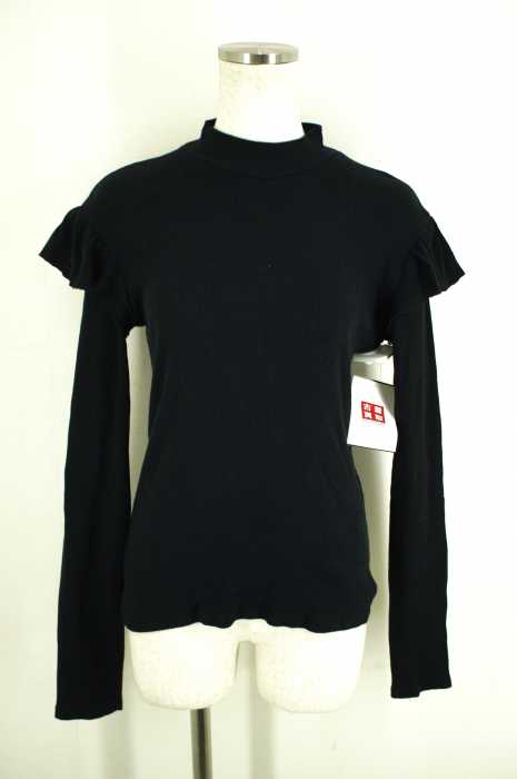 ZARA （ザラ） 袖フリルモックネックカットソー レディース トップス