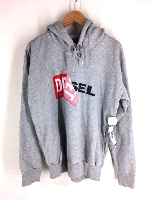 DIESEL（ディーゼル） デザインロゴプルオーバーパーカー メンズ トップス