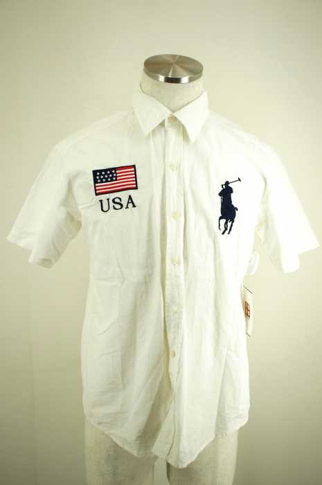 Polo by RALPH LAUREN （ポロバイラルフローレン） ビッグポニー刺繍半袖シャツ メンズ トップス