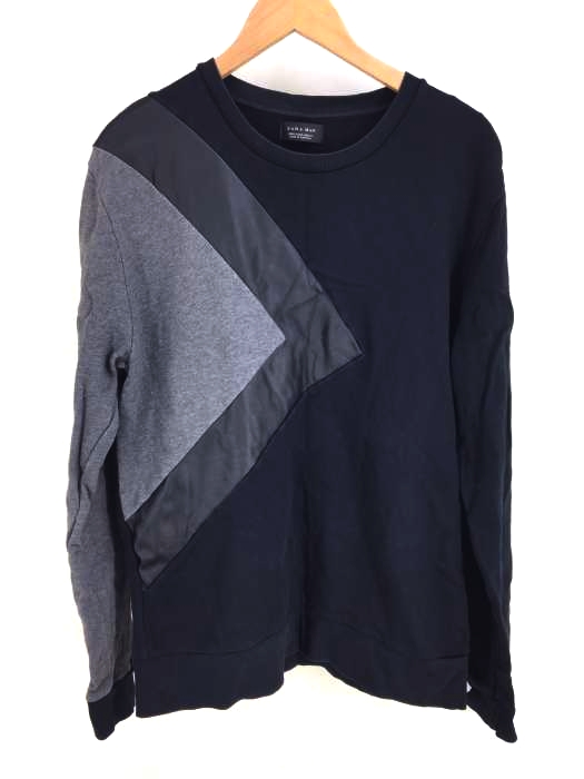 ZARA MAN（ザラマン） 切替クルーネックトレーナー メンズ トップス