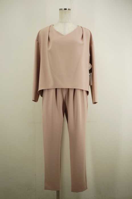TONAL （トーナル） 16AW ショルダータックブラウス　テーパードパンツSET レディース パンツ