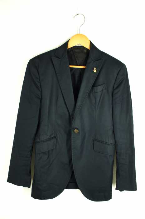 AQUASCUTUM （アクアスキュータム） 1B ピンバッジ付きテーラードジャケット メンズ アウター
