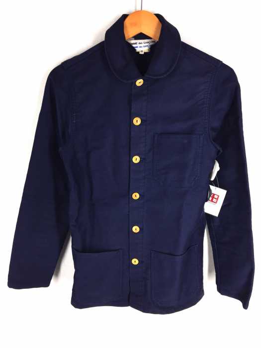 COMME des GARCONS COMME des GARCONS（コムデギャルソンコムデギャルソン） BLEU DE PANAME 丸襟 コットンジャケット レディース アウター