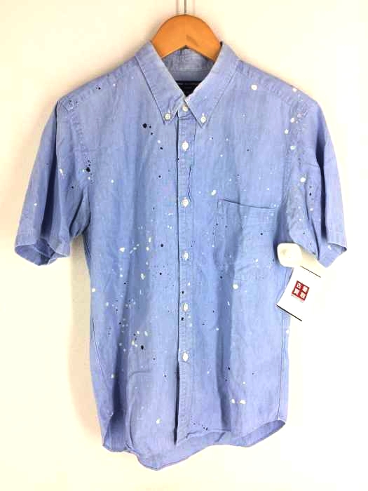 COMME des GARCONS HOMME（コムデギャルソンオム） スプラッシュペイント 半袖ボタンダウンシャツ メンズ トップス