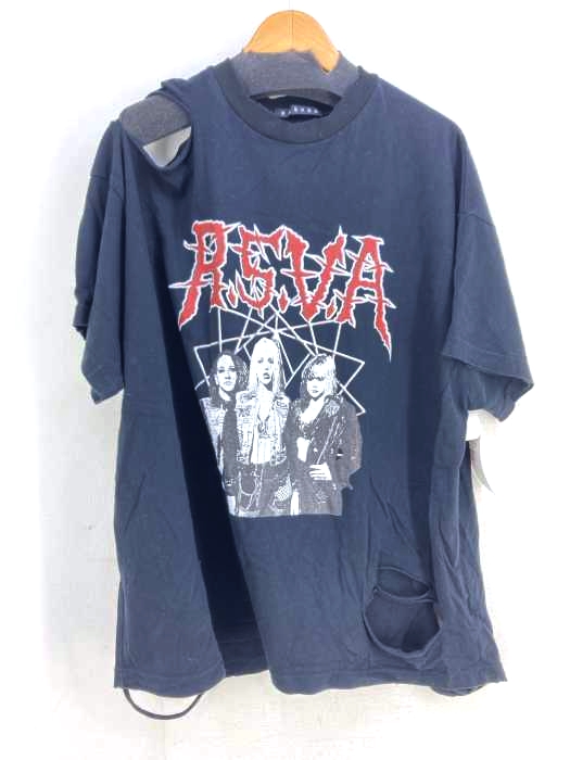 RASVOA（ラスボア） プリントダメージTシャツ レディース トップス