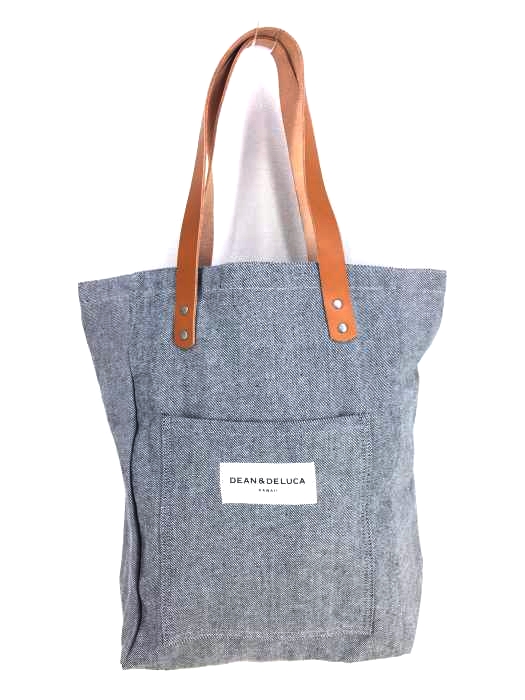 DEAN&DELUCA（ディーンアンドデルーカ） Hawaii 革ハンドル デニムトートバッグ レディース バッグ