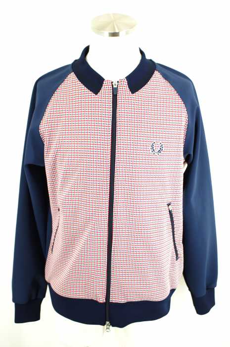 FRED PERRY (フレッドペリー) チェック柄切替トラックジャケット メンズ アウター