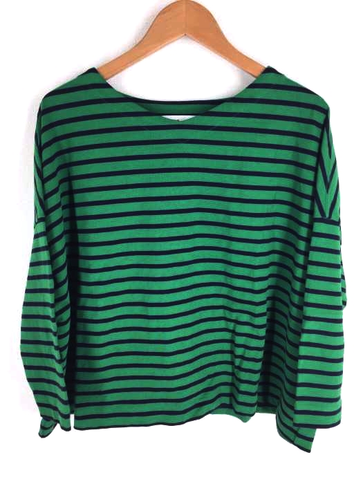 Traditional Weatherwear(トラディショナルウェザーウェア) BMB V-NECK ビッグマリンVネックボーダーカットソー レディース トップス