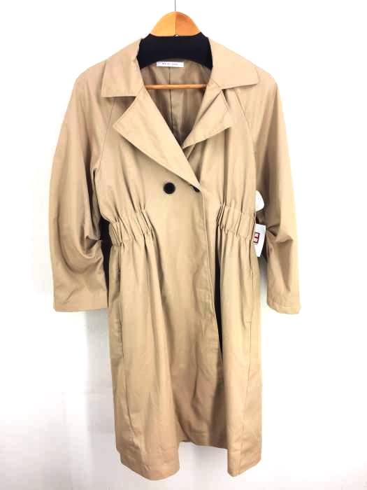 AIX LES BAINS（エクスレバン） 18SS ギャザーデザインスリーブトレンチ レディース アウター