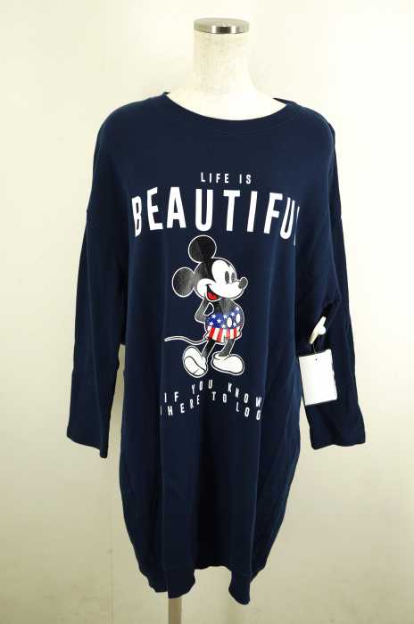 moussy （マウジー） 15SS キャラクタープリントスウェットワンピース レディース ワンピース