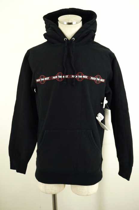 Supreme × Independent （シュプリーム × インデペンデント） 15AW Hooded Sweatshirt プリント裏起毛プルオーバーパーカー メンズ トップス