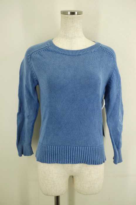 ZARA KNIT （ザラニット） インディゴプルオーバーニットトップス レディース トップス