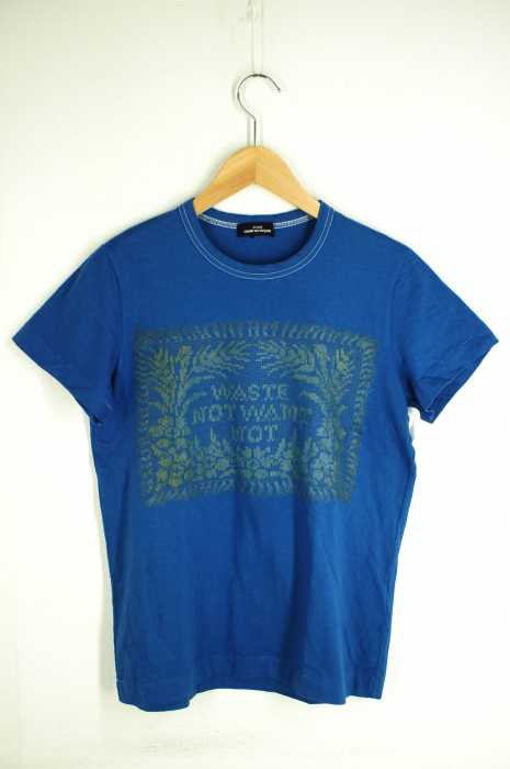 tricot COMME des GARCONS (トリココムデギャルソン) AD2016 後染めプリントTシャツ レディース トップス